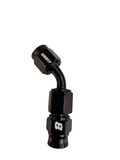 BJ 14869-Universal PTEF AN3 45 Degrees REUSABLE SWIVEL PTFE HOSE END FITTING BLACK