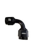 BJ 15648-BOOST BOOST 6AN FEMALE TO 6AN FEMALE 90 DEGREE SWIVEL COUPLER UNION FITTING ADAPTER BLACK
