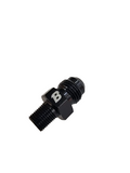 BJ 15690-BOOST 6AN Flare to 1/8" NPT Pipe Hose Adapter Fitting, Aluminum Black Anodized AN6 Male Flare to 1/8 NPT Male Thread