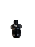 BJ 15694-BOOST Aluminum 8 AN to 1/8 NPT Pipe Fuel Line Hose Fittings Adapter AN8 Male Flare to 1/8 NPT Male Thread Black