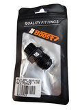 BJ 15743-BOOST 10AN Flare Male to M18x1.5 Male Pipe Adapter Union Hose Fitting Aluminum Anodized