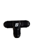 BJ 15769-BOOST AN8 AN-8 8AN Tee T-Piece Adapter Male Flare Union Aluminum Fitting Black