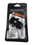 BJ 15749-BOOST 12AN AN12 1-1/16-12 UNF /FUEL/GAS LINE SWIVEL MALE/FEMALE FITTING ADAPTOR BLACK
