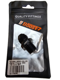 BJ 15696-BOOST-8AN Aluminum Adapter, -8AN Male to 3/8" NPT Male