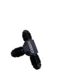 BJ 15765-BOOST Aluminum Tee Flare Adapter Fitting, Black, -4 AN