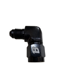 BJ 15658-BOOST -4AN Female to -4AN Male 90 Degree Swivel Adapter (AN to AN) - Anodized Black