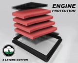 BJ 15801-GG-2438-G&G Panel Air Filter fits Toyota FJ Cruiser 4.0 GSJ15 4WD