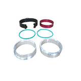 BJ 14637-100.5253BK-CNC ALUMINIUM Intercooler  CLAMP +FLANGE  KITS 3"