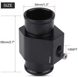 BJ 14784-RADIATOR WATER TEMPERATURE SENSOR 34MM BLACK