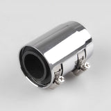 BJ 14184-36" Universal Flexible Upper Lower Radiator Hose Kit Stainless Steel Chrome Caps