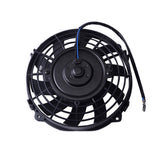 BJ 14548-Universal 7″  Radiator and Oil Cooler  Cooling Fan 12V 80W