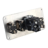 BJ 43016-12V CAR IGNITION SWITCH ENGINE START PUSH BUTTON 2 TOGGLE RACING PANEL
