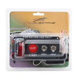 BJ 43016-12V CAR IGNITION SWITCH ENGINE START PUSH BUTTON 2 TOGGLE RACING PANEL