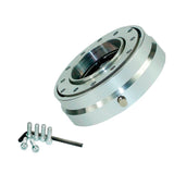 BJ 14715-CAR STEERING WHEEL QUICK RELEASE HUB Silver