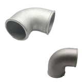 BJ 14240-CAST ALUMINUM 90 DEGREE ELBOW PIPE 2.5"