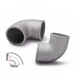 BJ 14283-CAST ALUMINUM 90 DEGREE ELBOW PIPE 2.75"