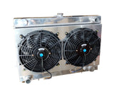 BJ 14646-Universal PERFORMANCE ALUMINIUM RADIATOR WITH FAN SHROUD KIt
