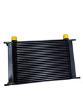 BJ 14200-25 ROW AN-10AN UNIVERSAL OIL COOLER+SS Braided Hose kit