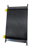 BJ 14200-25 ROW AN-10AN UNIVERSAL OIL COOLER+SS Braided Hose kit