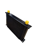 BJ 14200-25 ROW AN-10AN UNIVERSAL OIL COOLER+SS Braided Hose kit