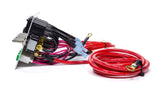 BJ 370045-Quickcar 50-164 Black Plate, 6 Switches & 1 Button Fused & Lit