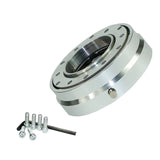 BJ 14715-CAR STEERING WHEEL QUICK RELEASE HUB Silver