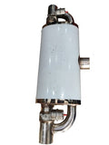 BJ 14588-Electric Valve Muffler Valve Silencer 1 inlet 2 outlet Electric Exhaust Cutout Valve