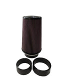 BJ 14663-K&N UNIVERSAL AIR FILTER (3",3.5",4")