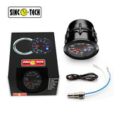 BJ 14953-SincoTech 2 inch 7 Colors Digital LED Water Temperature Gauge 6364S