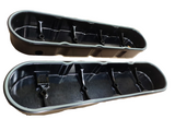 BJ 14674-BILLET LS VALVE COVERS KIT BLACK