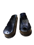 BJ 14674-BILLET LS VALVE COVERS KIT BLACK