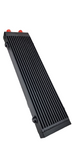 BJ 14867-BLACK UNIVERSAL 14 ROWS AN-10AN ENGINE TRANSMISSION RACING OIL COOLER