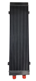 BJ 14867-BLACK UNIVERSAL 14 ROWS AN-10AN ENGINE TRANSMISSION RACING OIL COOLER