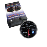 BJ 22070-D Racing DX-Series 60MM Peak Oil Pressure Gauge with Waterproof Sensor Connector