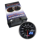 BJ 22071-D Racing DX-Series 60MM Peak Water Temperature Gauge with Waterproof Sensor Connector