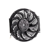 BJ 14142-Universal 12″  Radiator And Oil Cooler  Cooling Fan 12V 80W