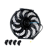 BJ 14142-Universal 12″  Radiator And Oil Cooler  Cooling Fan 12V 80W
