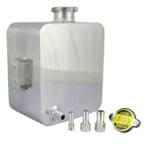 BJ 14203-Universal 2.5L Water Coolant Radiator Overflow Expansion Recovery Tank