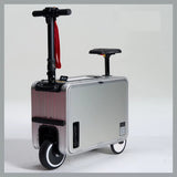 BJ 16231-Aluminum Electric Carry-On Luggage Scooter Freestyle Travel Case Electric Scooter Suit Case SILVER