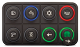 BJ 01388-MAXXECU-2009-CAN keypad (8 keys) multi color LED