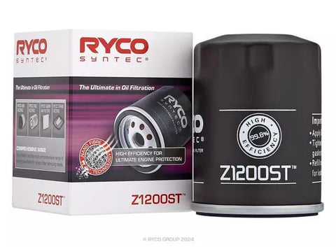 BJ 01362-Z1200ST Ryco SynTec Oil Filter Toyota 4.6,5.0 TURBO