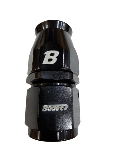 BJ 15646-BOOST AN10 10AN Straight PTFE Teflon Swivel Hose End Fitting Adapter Black