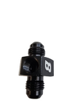 BJ 15673-BOOST Male AN6 To With 1/8" NPT 6AN Side Port Gauge Sensor Coupler Black Adapter