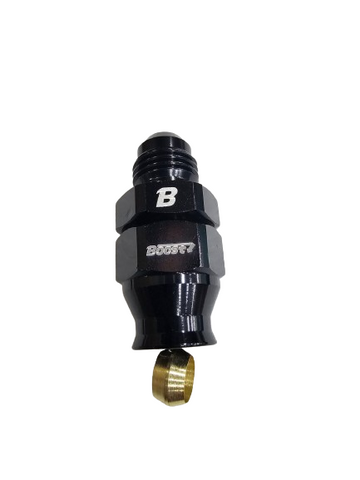 BJ 15720-BOOST 6AN Male to 5/16" Hardline Tube Fuel Line Fitting 5/16" Tube To Male 6AN