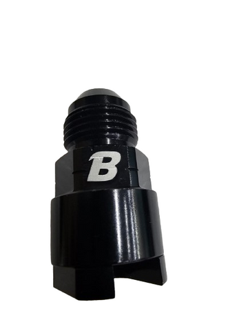 BJ 15717-BOOST Performance Quick Disconnect EFI Adapter Fitting -8AN, 3/8" Aluminum