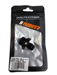BJ 15729-BOOST AN8 TO 3/4" -16 UNF O-RING PORT ADAPTER - BLACK