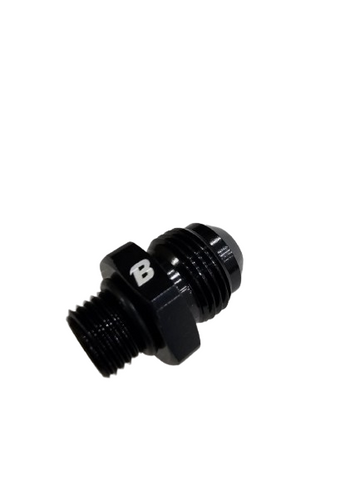 BJ 15738-BOOST AN8 8AN to AN6 6AN Male Adapter Fitting Black