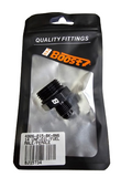 BJ 15734-BOOST AN6 6 AN To 10AN 7/8"-14 UNF O-Ring Boss ORB Adapter Fitting Black