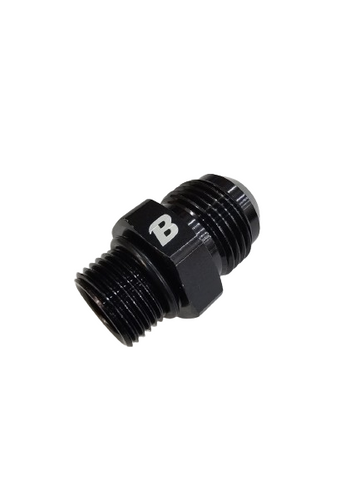 BJ 15743-BOOST 10AN Flare Male to M18x1.5 Male Pipe Adapter Union Hose Fitting Aluminum Anodized