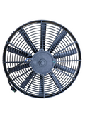 BJ 15825-BOOST FAN 16" Medium Profile Puller Fan with Straight Blades, 12V